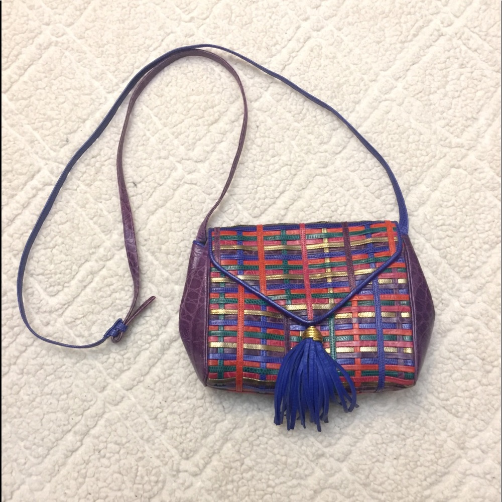 NWOT Vintage Sharif Woven Purse